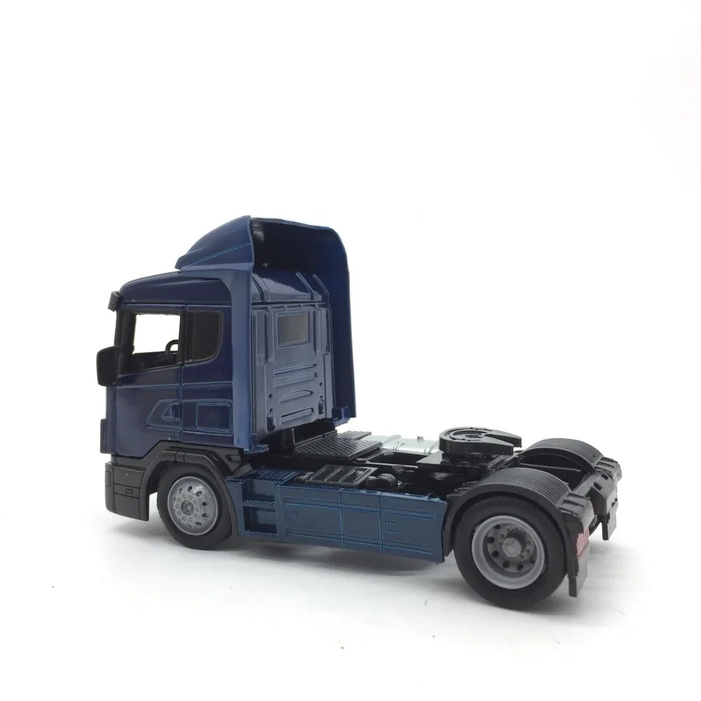 1:43 сверхмощный прицеп Транспорт сплав модель автомобиля для Scania длина 13 см