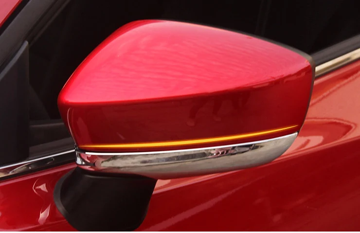 2 шт. декоративные наклейки на зеркало заднего вида для Mazda 3 Axela 2014 2016|strip decoration|axela |