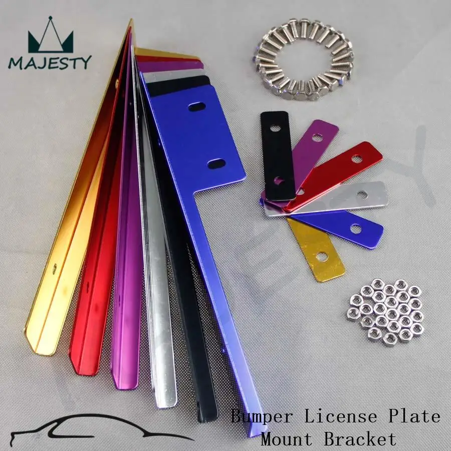 Универсальный алюминиевый бампер передний номерной знак Mount trel ocate Bracket Brush|brush