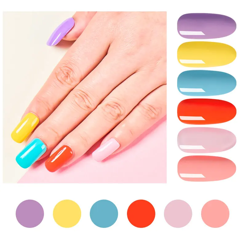 Набор гибридных гель-лаков для ногтей 8 мл | Красота и здоровье