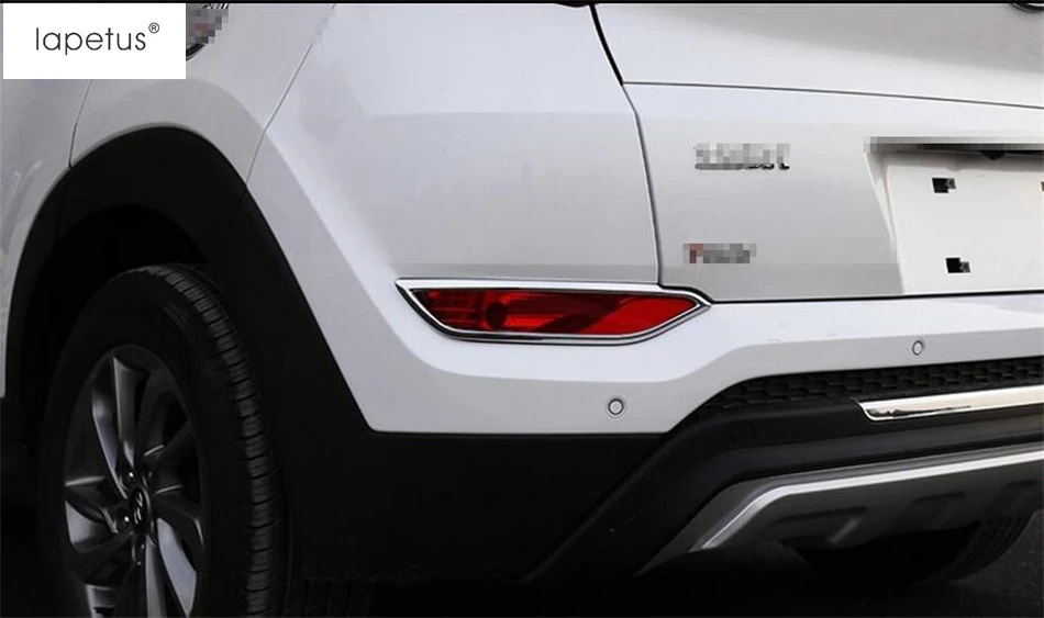 Lapetus аксессуары для hyundai Tucson хромированный задний багажник Противотуманные фары рамка литьевая крышка комплект отделка 2 шт