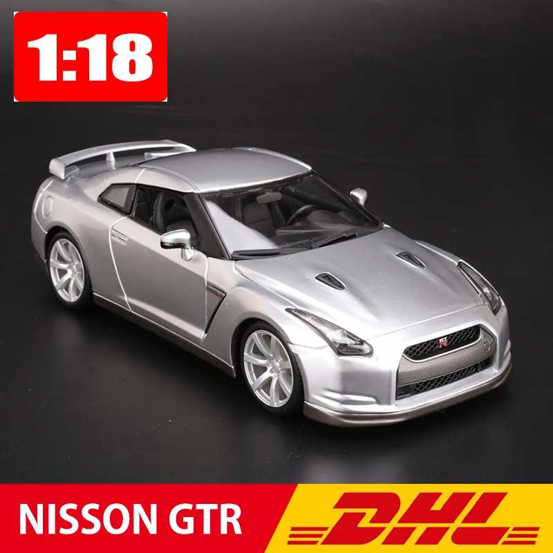 Maisto 1:18 сплав супер автомобиль NISSON GTR R35 гоночная статическая модель спортивные