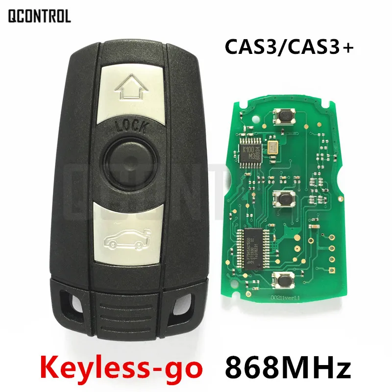 Умный ключ QCONTROL 868 МГц для BMW 1/3/5 Series CAS3 X5 X6 с чипом комфортный доступ свободные