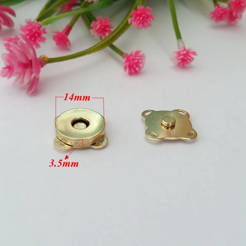 5 компл./лот Металлическая магнитная пряжка для одежды DIY принадлежности для шитья ручной работы сумка кошелек Ручное шитье пуговицы
