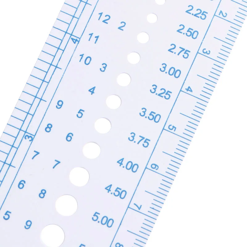 1 шт. измеритель яркости свитера пластиковая синяя линия мягкая и прочная|blue