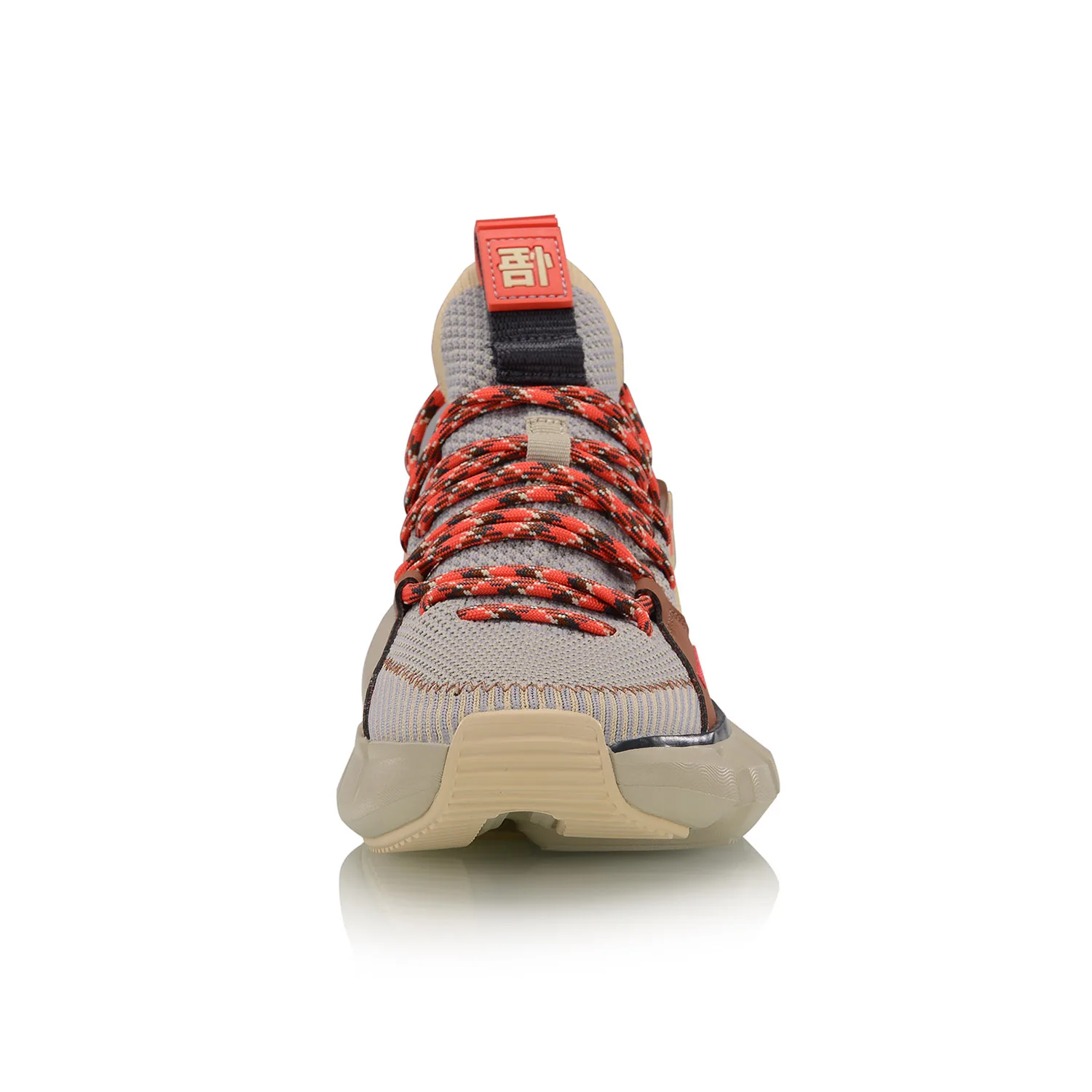 Li-Ning/Женская обувь на шнуровке; PRM GS; Баскетбольная обувь для отдыха; дышащие кроссовки с монолитной трикотажной подкладкой; спортивная обувь; AGBP078 SJAS19