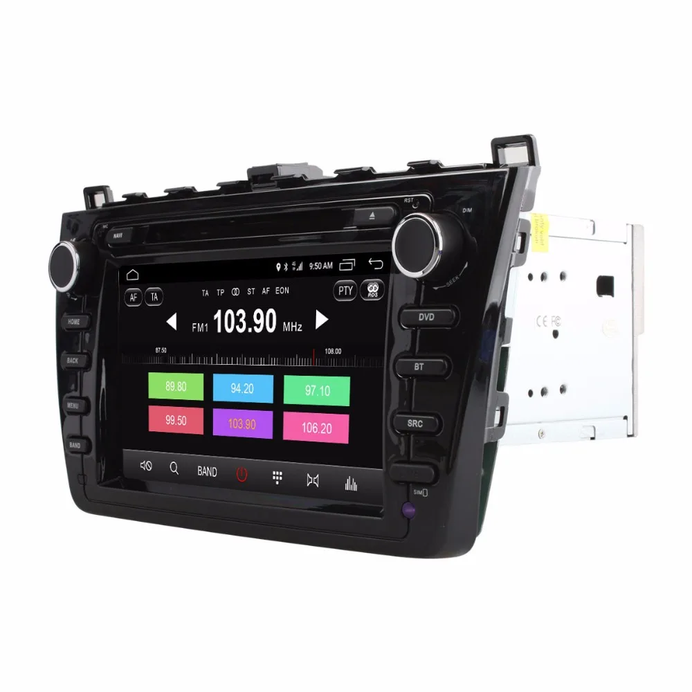 Автомагнитола 1024*600 с Android 6 0 2 Гб ОЗУ DVD GPS радио плеер для Mazda Ruiyi Ultra 2008 2009 2010 2011 2012
