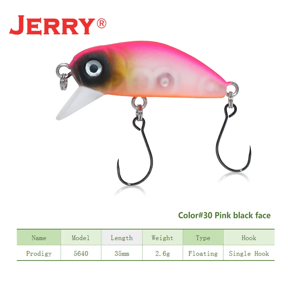clear pink Jerry 35 мм 2,6 г спиннинг медленно тонущиеся воблеры кренкбейт Форель Приманка для окуня пресноводный камень рыболовное снасти Оборудование - Цвет: clear pink