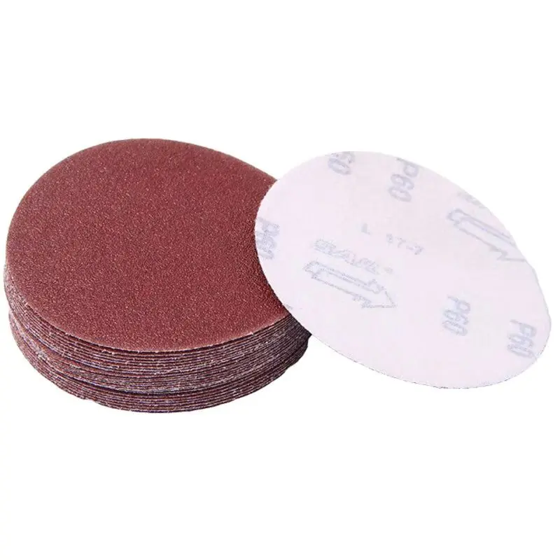 2-дюймовые шлифовальные диски 50 мм шлифовальная бумага с крючком и петлей