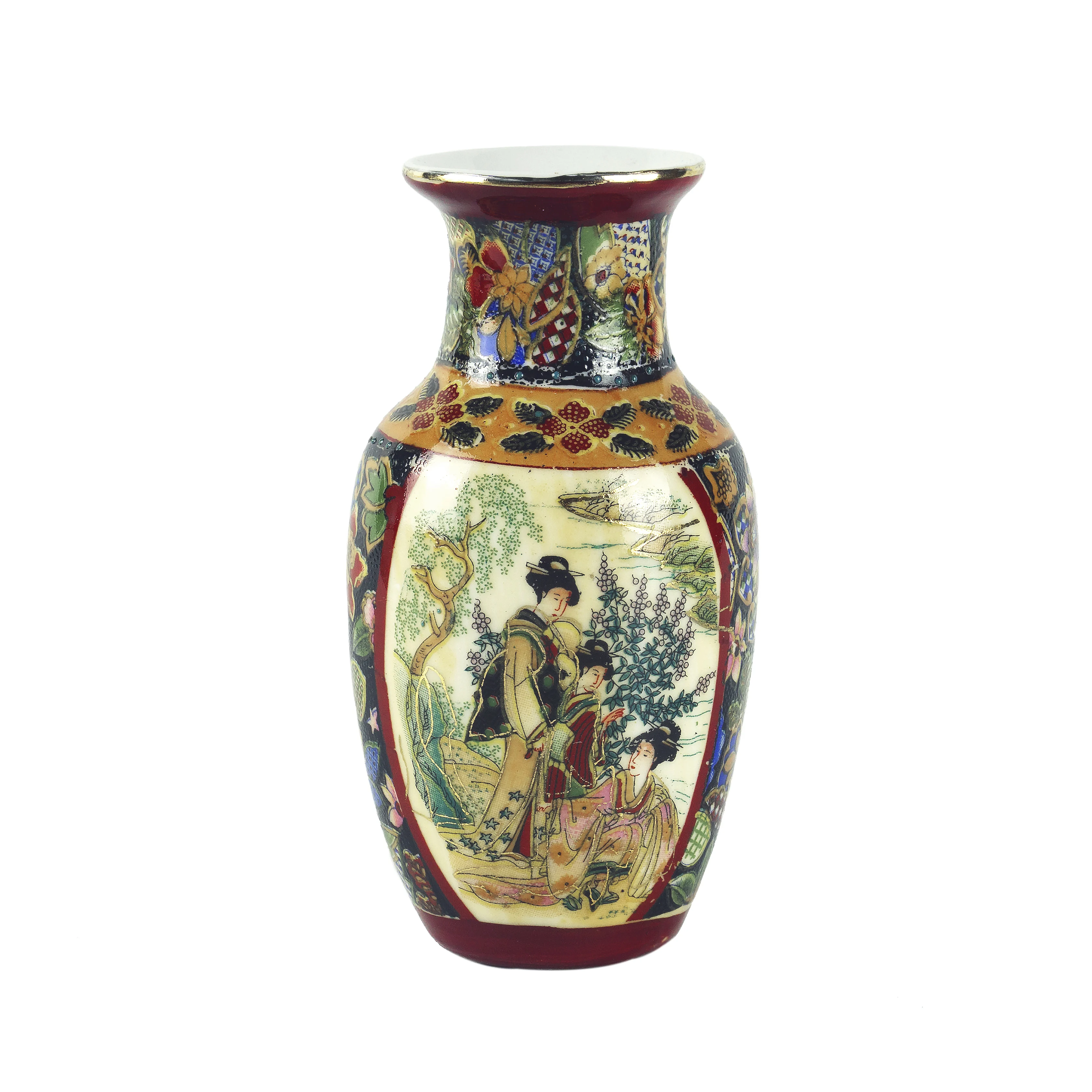 KING DOES Porcelain Vase Ceramic White Antiques Vases Gold Flower Classic Decorative Glass Table Arrangement Vintage | Дом и сад