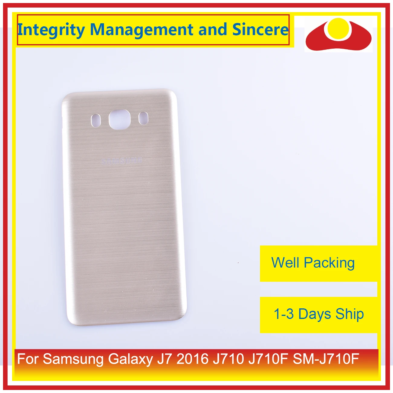 Для Samsung Galaxy J7 j710 SM-J710F J710M J710H J710FN корпус батарейного отсека задняя крышка чехол Корпус Шасси