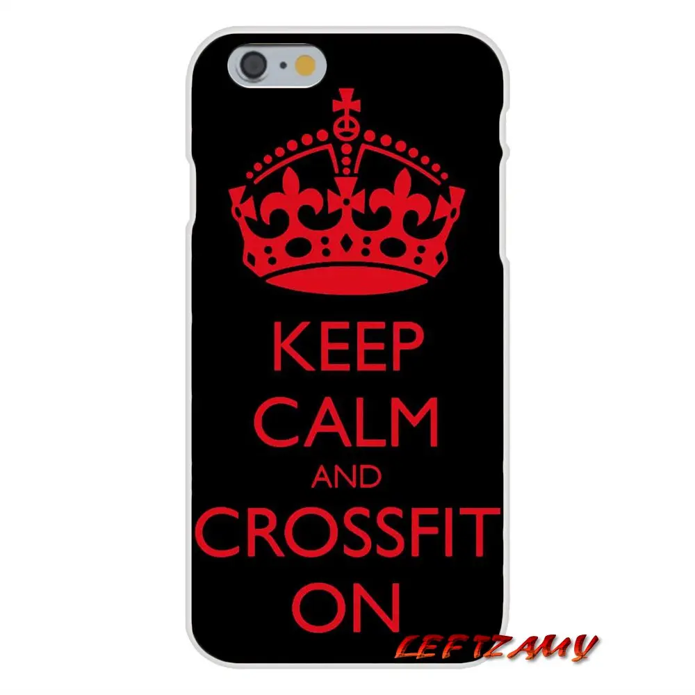 Keep calm and crossfit Тонкий силиконовый чехол для телефона Samsung Galaxy S3 S4 S5 MINI S6 S7 edge S8 S9 Plus Note