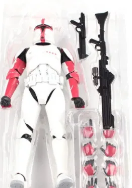 no retail box 15 см Звездные войны СВЧ Клон Trooper PHASE II/PHASE I капитан дэт труп ПВХ фигурка Коллекционная модель игрушки куклы - Цвет: no retail box