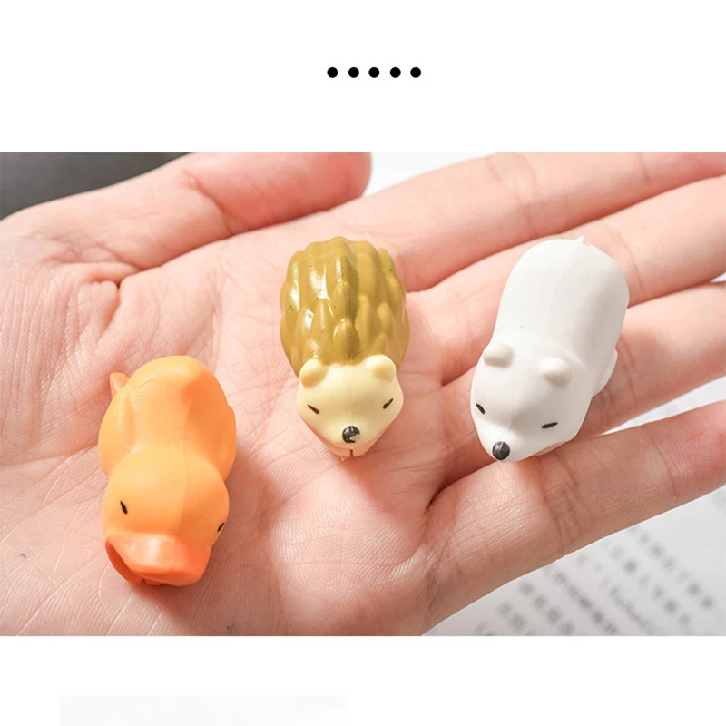 40pcs cute cartoon animal charger bite cable protector cargador for iphone USB cord wire earphone protection free shipping