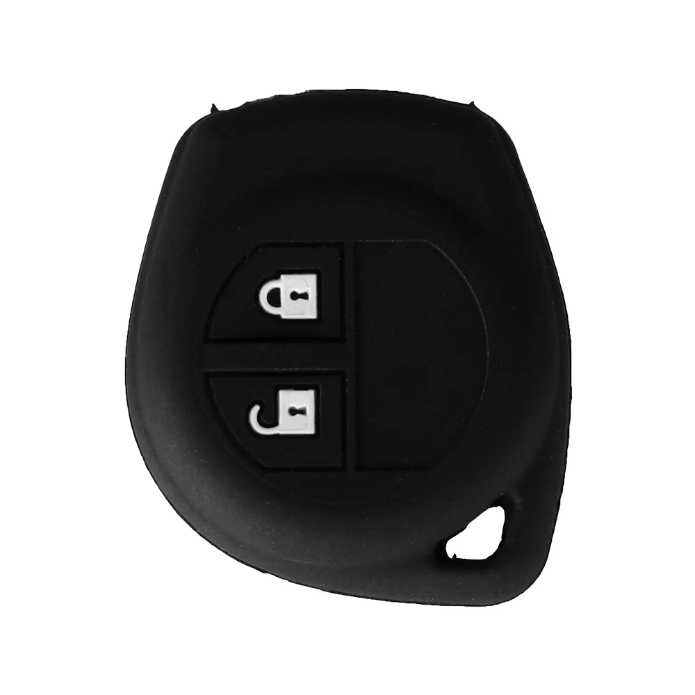 DANDKEY 10x2 кнопочный силиконовый чехол для автомобильного ключа без SUZUKI SX4 Свифт Vitara