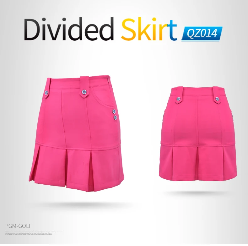 Бесплатная доставка женские юбки для гольфа PGM Корейская спортивная короткая