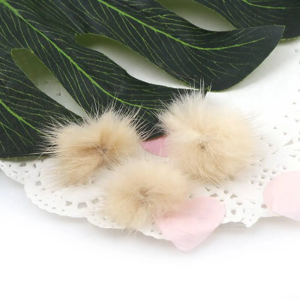 TS0970-15 100pcs 100 шт 23 цвета DIY помпон 3 см норки помпоны меховые шары для шитья на Плетеный брелок шарф обувь шапки DIY ювелирные аксессуары - Цвет: TS0970-15 100pcs