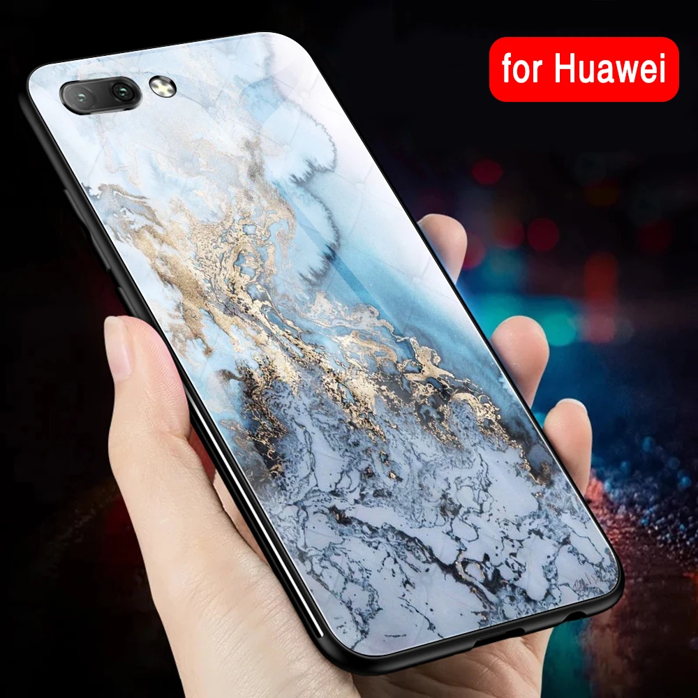 Чехол P30 для Huawei Mate 20 pro задняя крышка из мраморного стекла чехол P9 P10 P20 Pro 9 10 Honor Nova 3