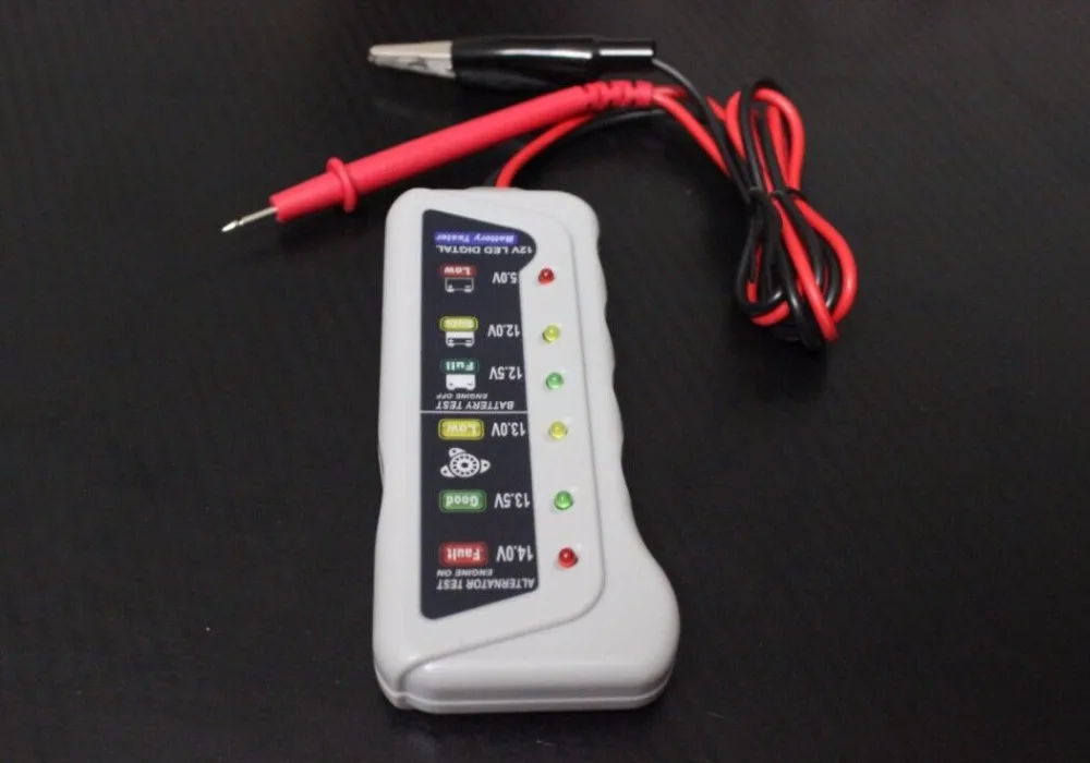 Тестер емкости аккумулятора цифровой измеритель 12 В| |