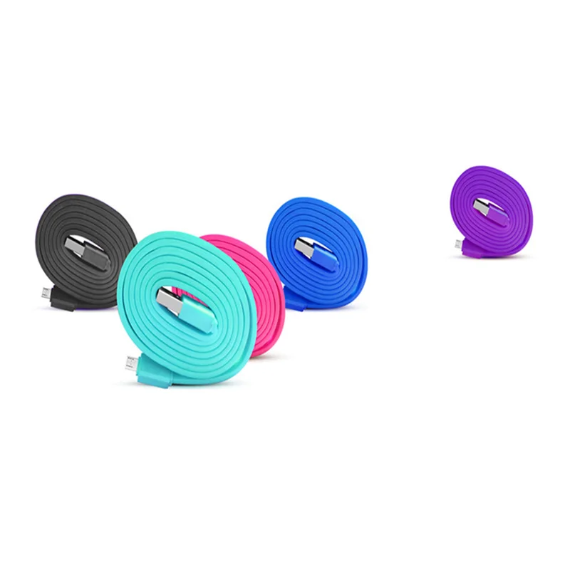 Горячая 5 видов цветов USB кабель для зарядки мобильного телефона Легкий 0 2 м Micro