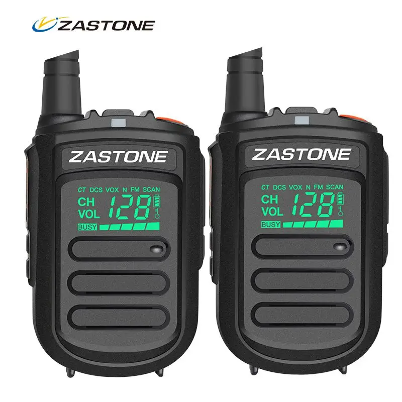 2 шт Zastone Mini9 портативная мини рация UHF 400-480MHz Любительская радиодвухсторонняя рация 128 каналов рация - Цвет: only 2pcs radio