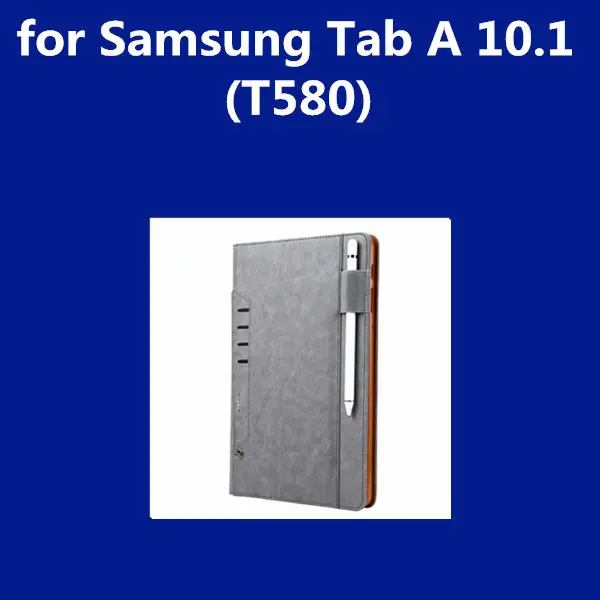 Чехол для планшета для samsung Galaxy Tab A2 T590 из искусственной кожи, чехол для samsung Tab A 8,0 T385/10,1 T580/S3 T820/S4 T830, чехол-книжка - Цвет: Tab A 10.1 T580