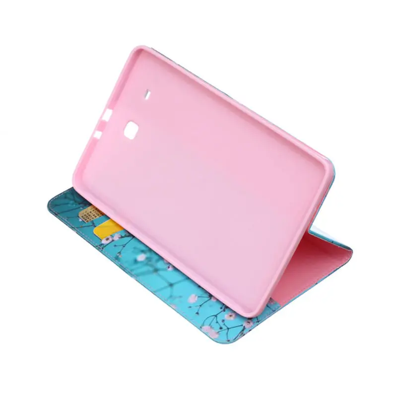 Чехол для планшета для Samsung Galaxy Tab E T560 SM-T560 T561 9,6 дюймов Smart Cover Мода Панда Сова чехол-книжка с подставкой из искусственной кожи Funda