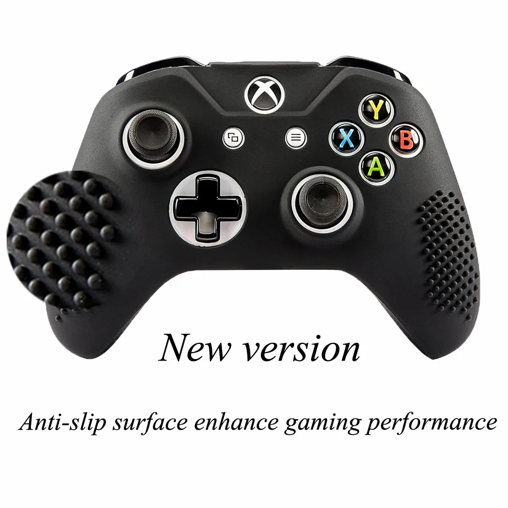 Силиконовый чехол IVYUEEN для геймпада Xbox One X Slim и 20 шт. колпачков аналоговых стиков| |