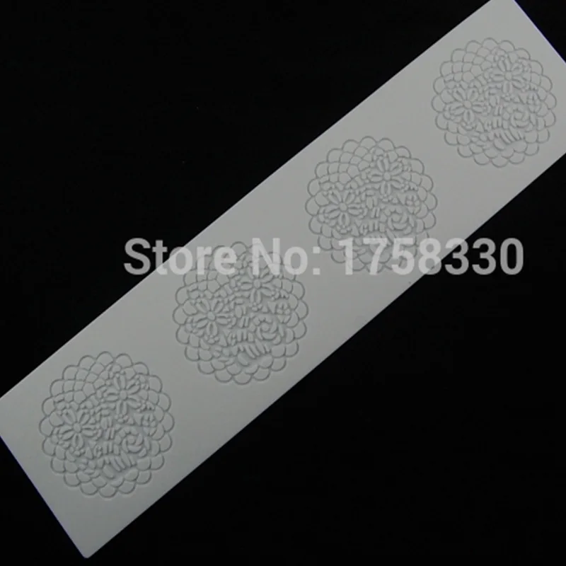 

40*10cm Flower pattern Silicone Lace Mat Cake Decorating fondant Mold Moldes De Silicona Cake Side Deco