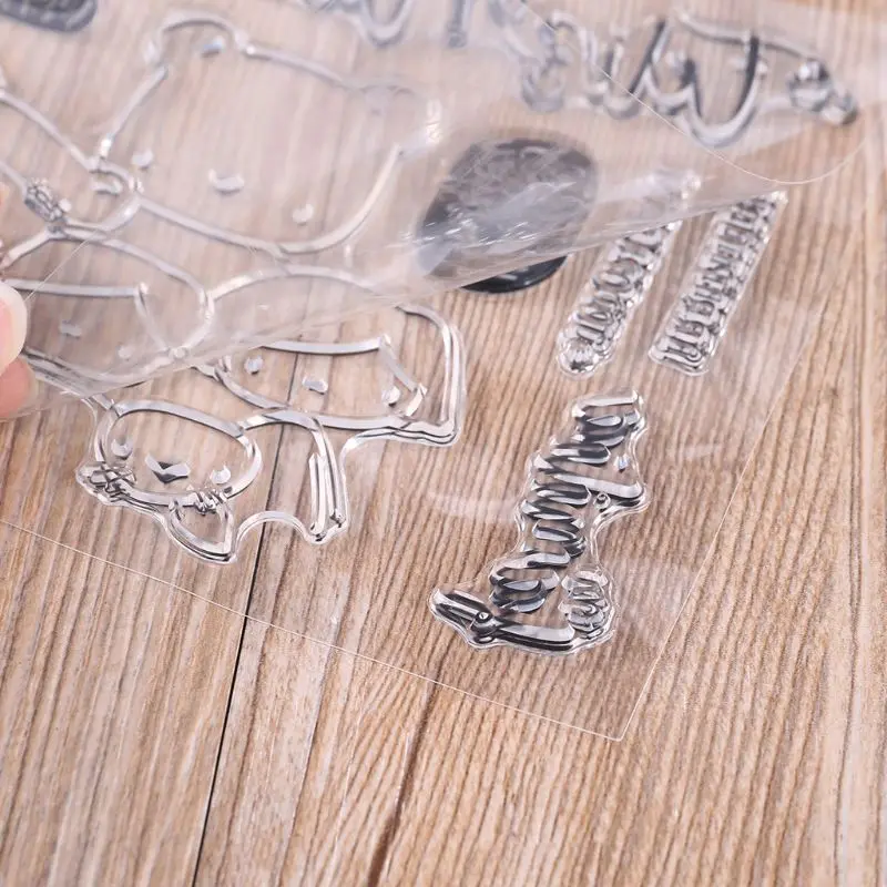 Семейные Портретные Силиконовые DIY прозрачные штампы Скрапбукинг для фотоальбома бумажные карты художественный декор для скрапбукинга Новые штампы