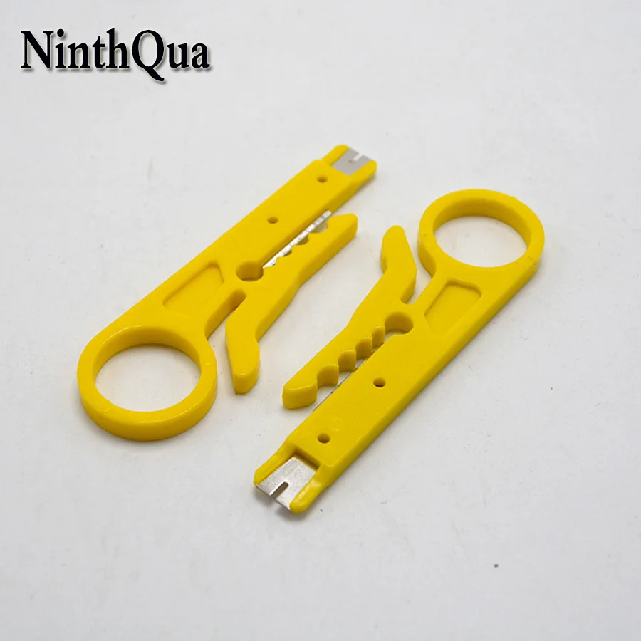 1pcs Network UTP Cable Cutter Stripper Plier Connector Multi-purpose simple stripper Mini Portable Simple Data Cable Wire Plier