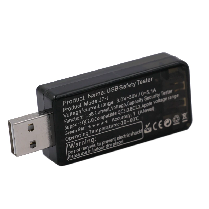 Горячие продаж QC2.0 USB Мощность детектор Напряжение измеритель тока 5V 9V 12V 30 В