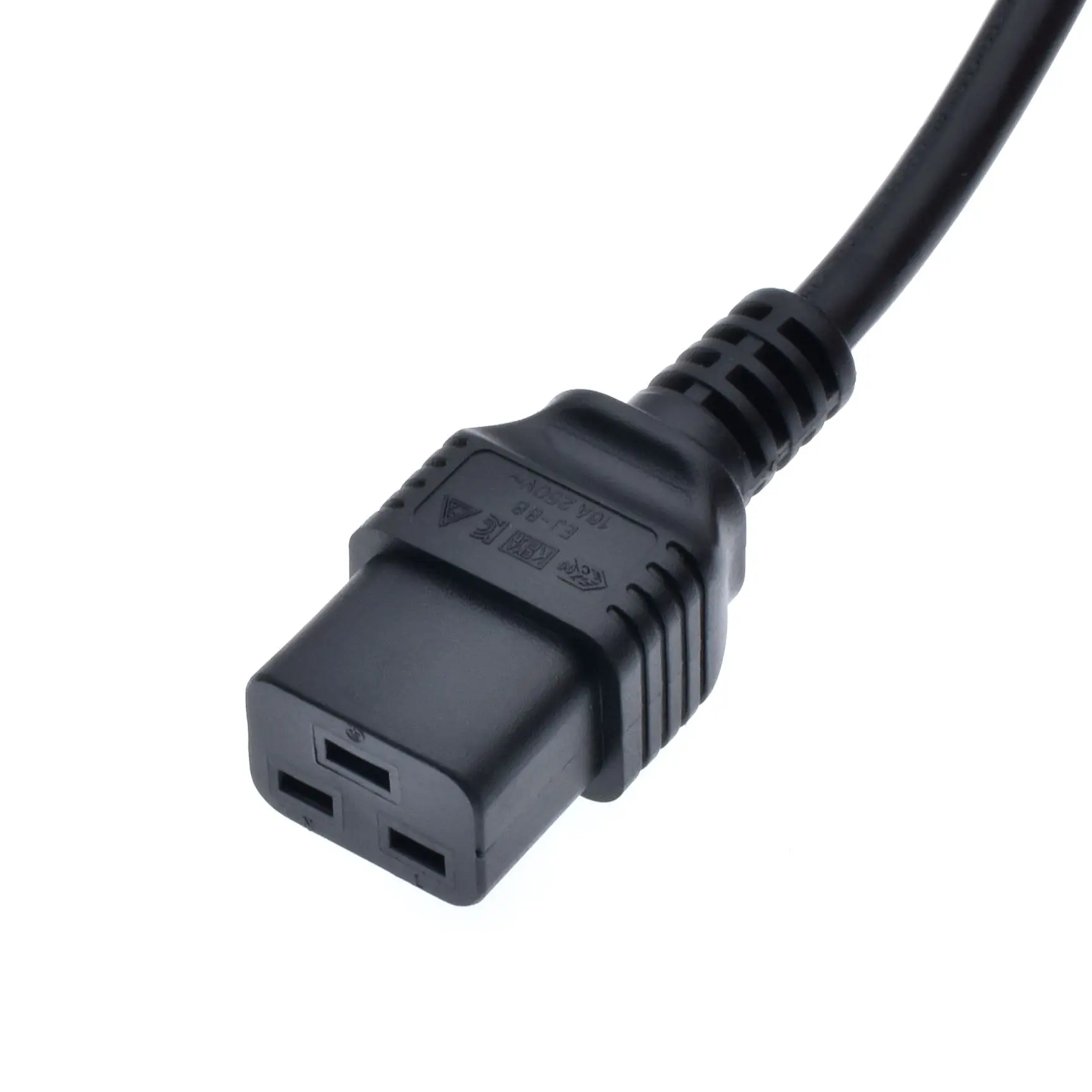 Европейский силовой провод Schuko to PDU кабель питания CEE7/7 штекер для IEC320 C19 шнур