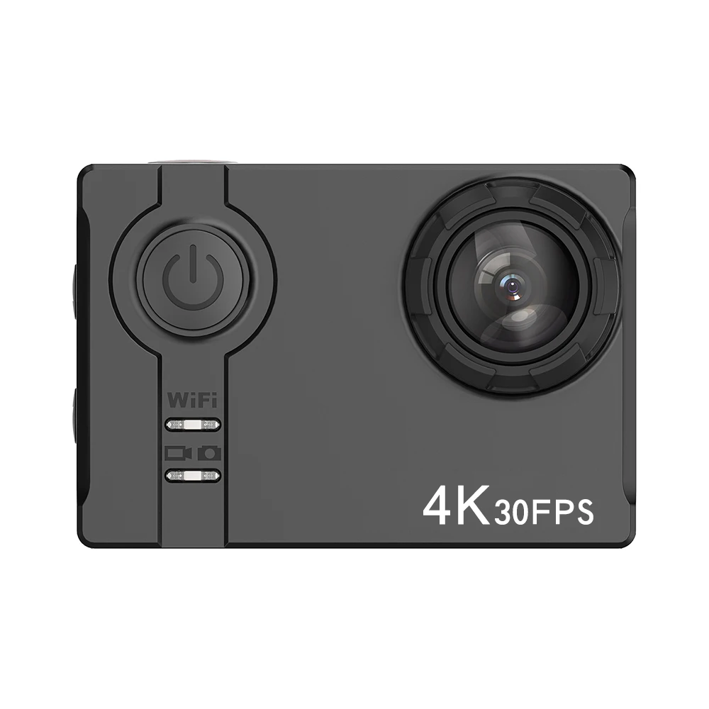 4K Ультра HD WiFi Спортивная Экшн-камера 16MP 166 ° широкоугольный ЖК-экран 60 метров