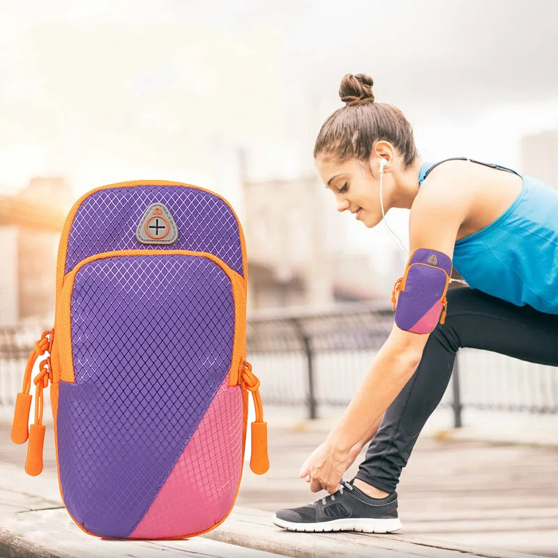 Спортивный чехол на руку наручный для занятий спортом сумка мужчин и женщин