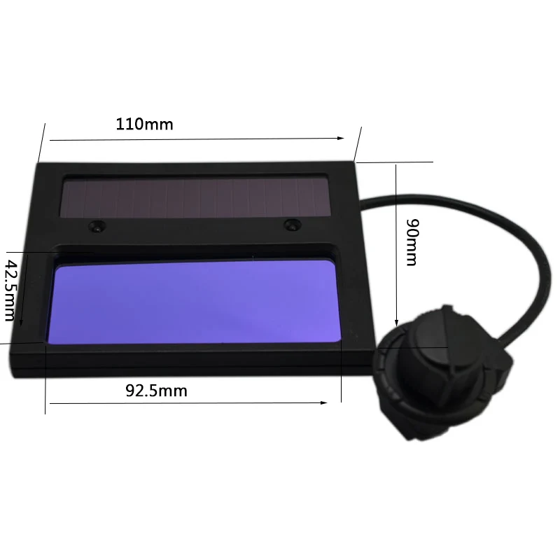 Gray and Black Color Soldering Mask Chameleon Filter Lens Welding Tool Parts Tig Mig Arc Protection Fast Ship TRQ-HD18-2233FF |