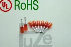E0508 orange tubular Pre - insulated terminals Cold pressed 100pcs | Обустройство дома