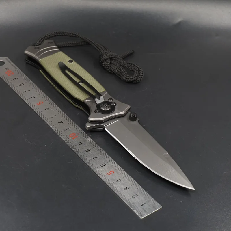 Складной тактический нож Карманный боевой для кемпинга рукоятка G10 охотничьи