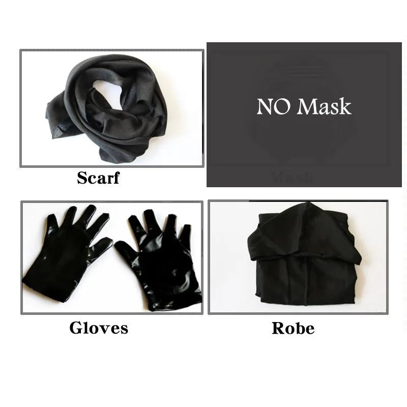 Мужской костюм для косплея из фильма Звездные войны: Пробуждение силы черный