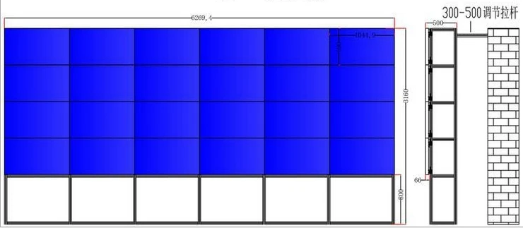 Яркий 700 нит 4K full HD дисплей телевизионная панель 46 47 55 дюймов DID tft hd LCD