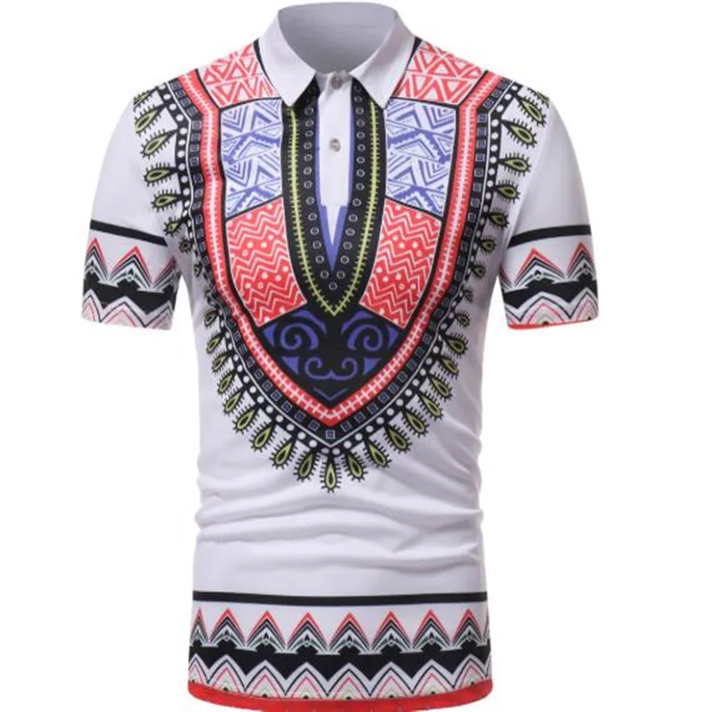 Новая мужская Повседневная рубашка с 3D принтом и короткими рукавами|Поло| |