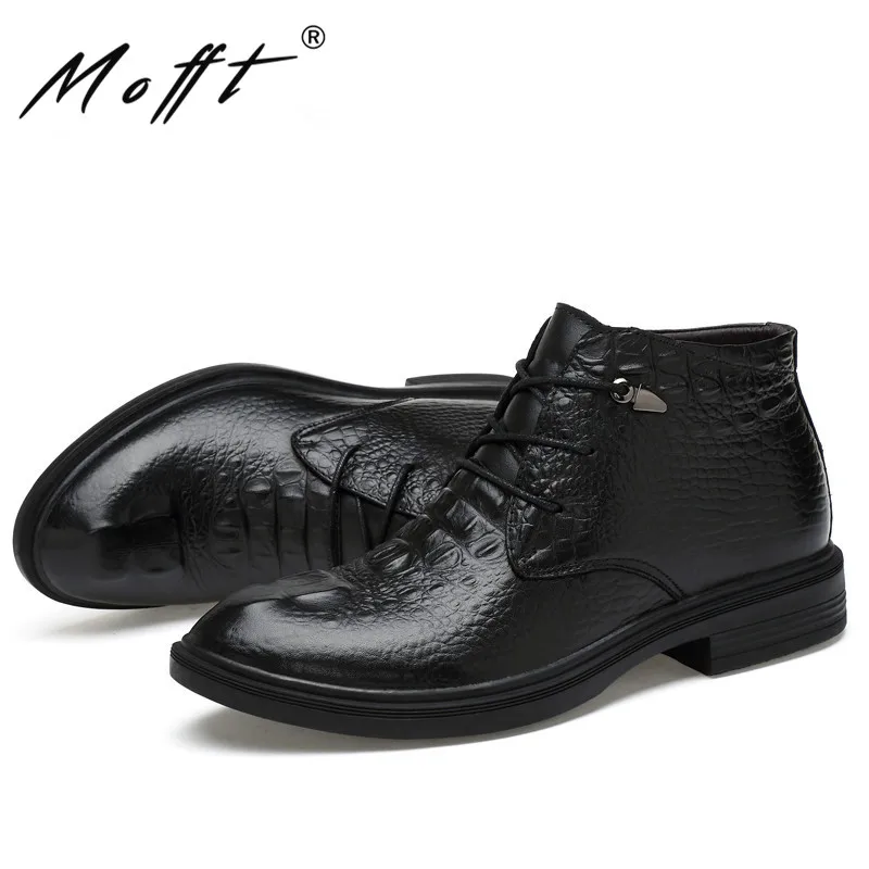 Брендовая мужская обувь 2017 г. Осенне-зимние новые дизайнерские мужские кожаные