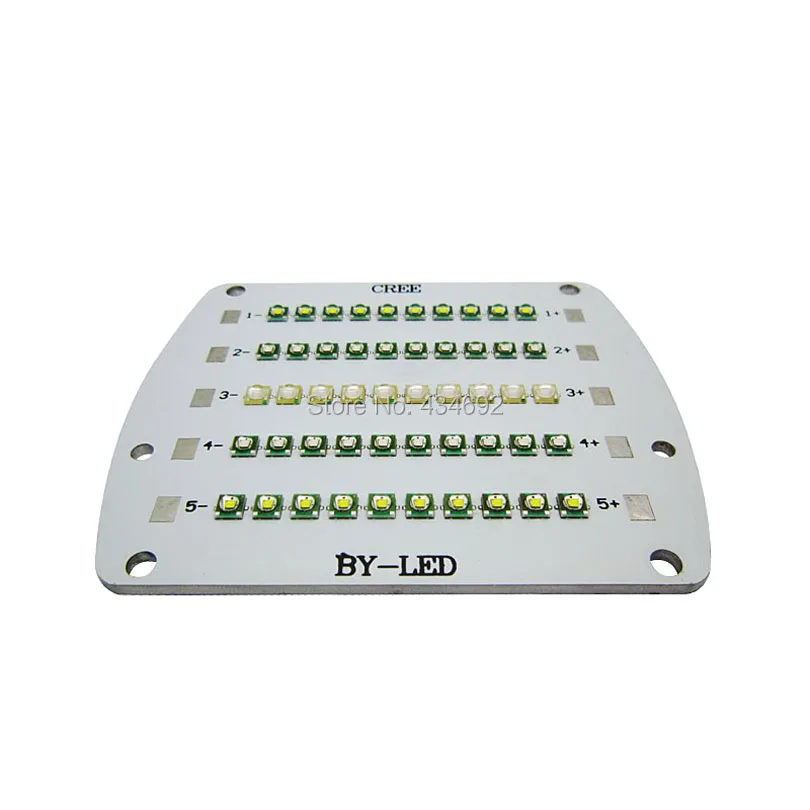 Настраиваемая Светодиодная лампа DIY 5 каналов Cree XPE XP E + Epileds 6000K 10000K 420NM 450NM для