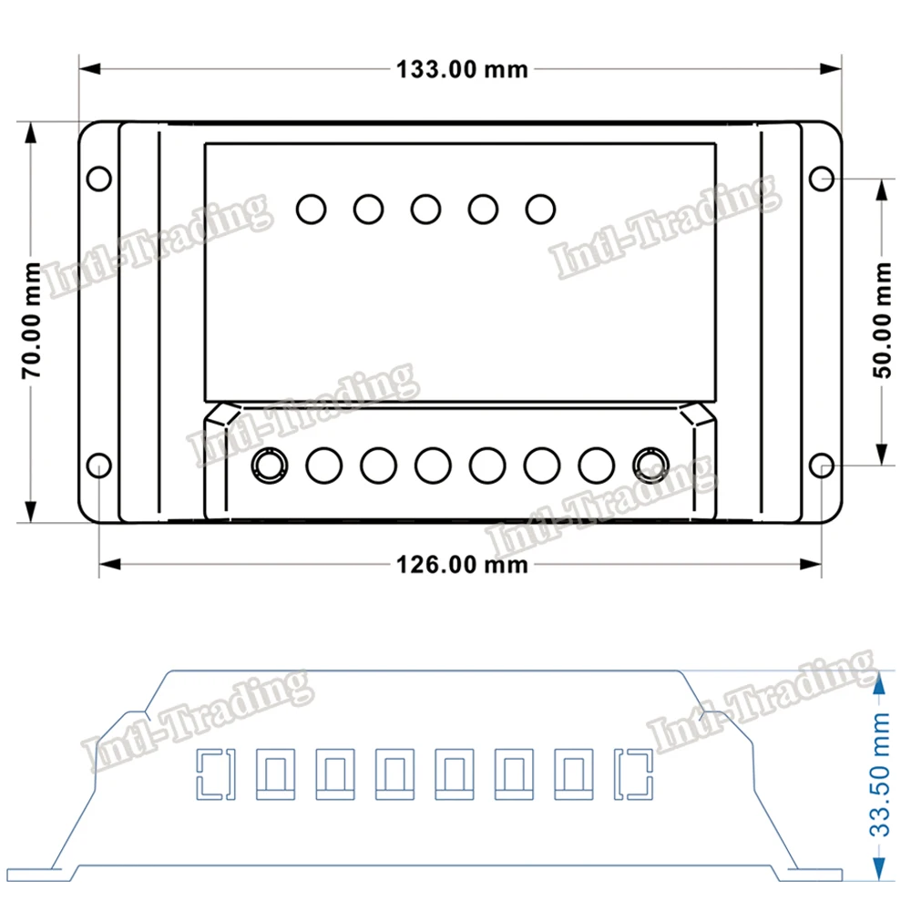 Многофункциональный ШИМ Контроллер заряда солнечной батареи 10 А