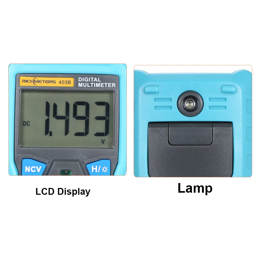 Автоматический цифровой мультиметр тестер 4000 отсчетов True RMS Интеллектуальный NCV