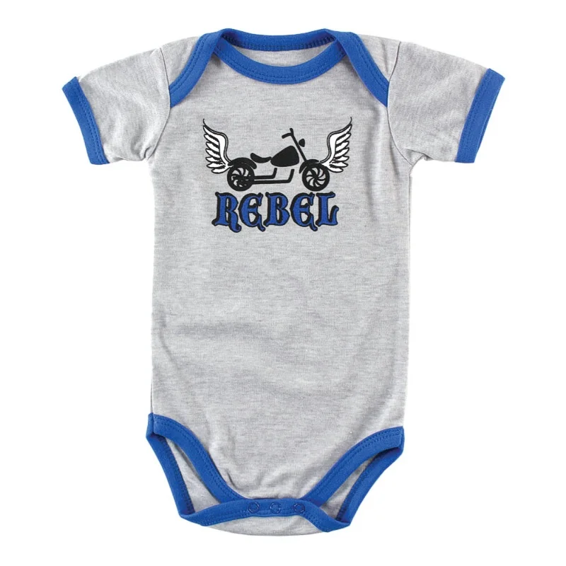 Летний крутой боди для маленьких мальчиков с коротким рукавом изображением