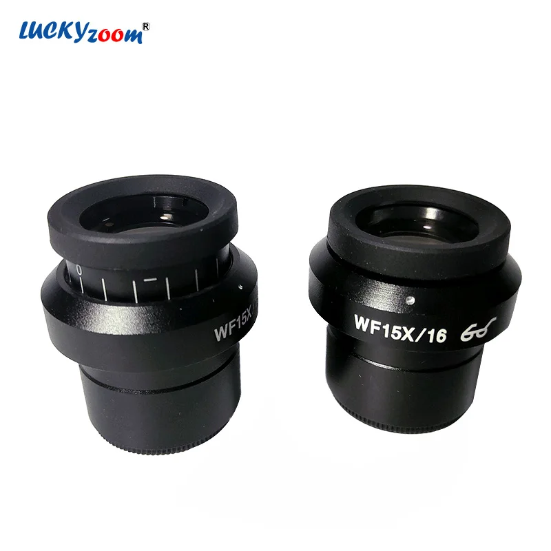 Lucky Zoom бренд WF15/16 мм Widefield Тринокулярный Стерео зум микроскоп окуляр 30 мм крепление резьба аксессуары для микроскопа