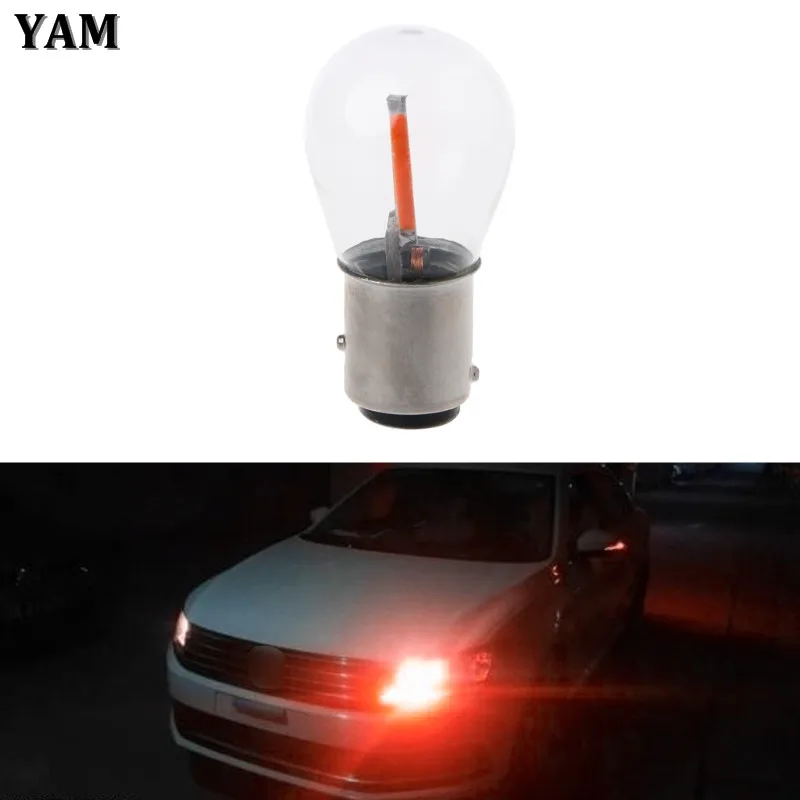 YAM 1157 Bay15d Led красный/белый DRL авто Стоп сигнал поворота обратный задний фонарь S25| |