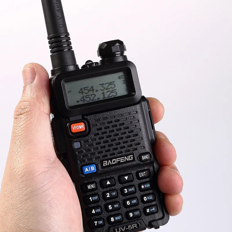 Бесплатная доставка DHL 20 шт. новинка черный BAOFENG UV 5R VHF/UHF 136 174/400 520 МГц