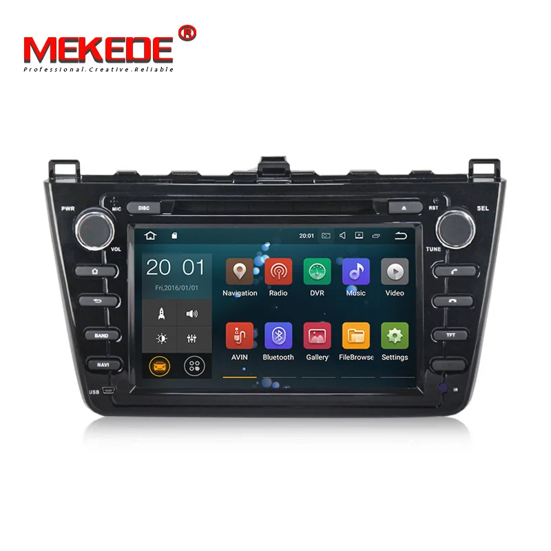 Android7.1 Quad core автомобильный dvd проигрыватель с gps для Mazda6 2008 2009 2010 2011 15 Поддержка